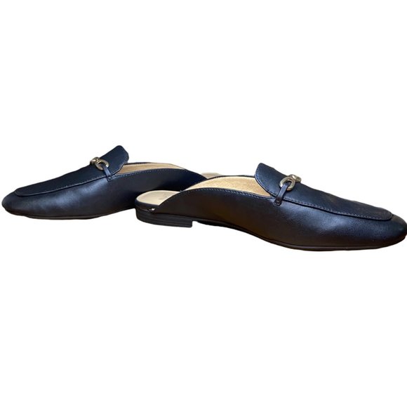 Naturalizer Black Leather Horsebit Kayden Mules 10W Slip On Non Slip Com… - Picture 4 of 8